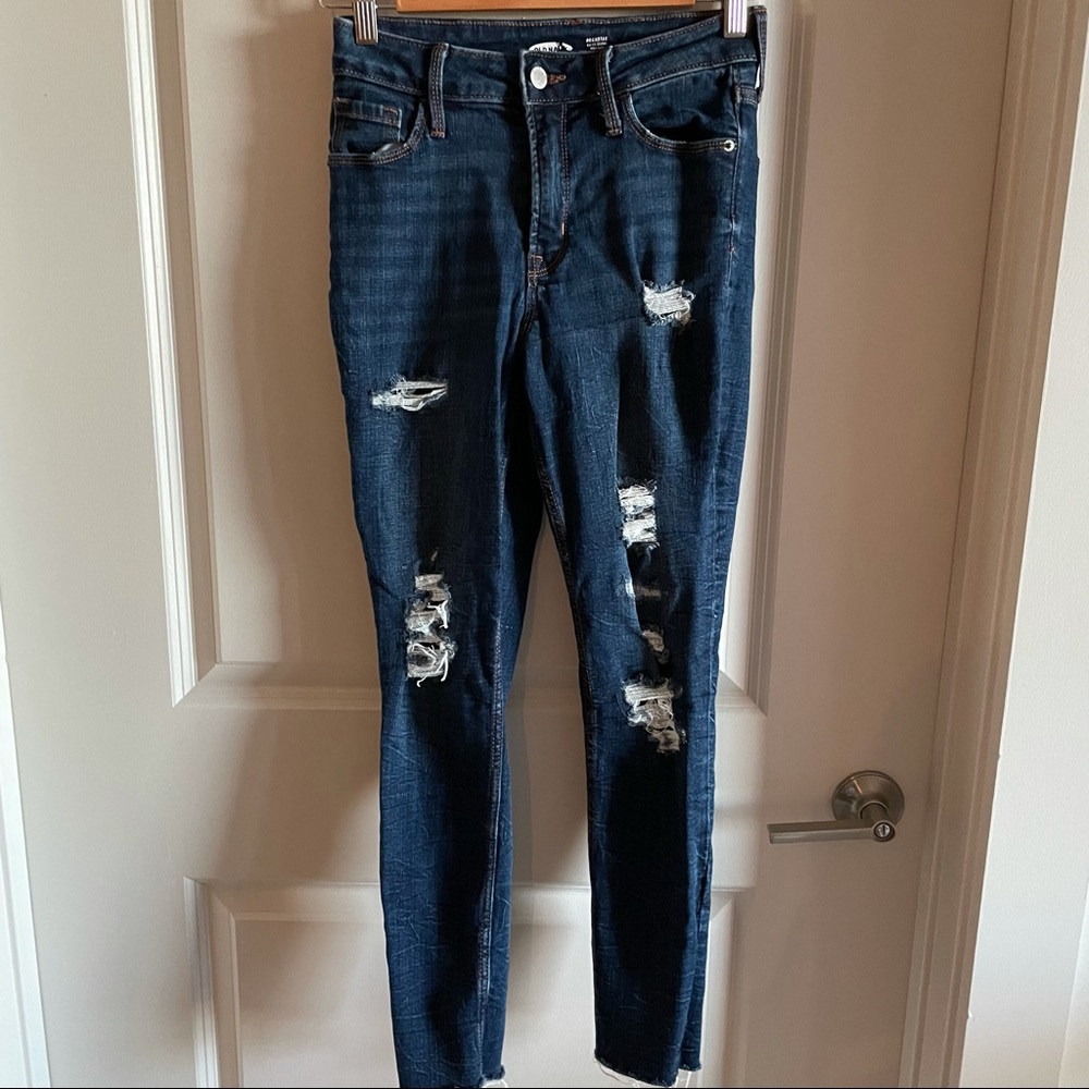 Old Navy jeans rockstar super skinny high rise.